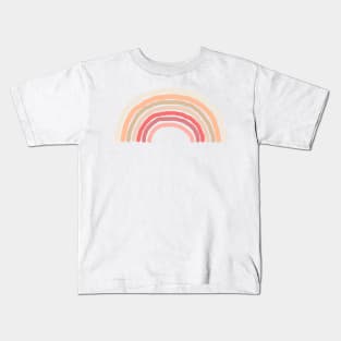 Subtly Sensual Peach Fuzz Rainbow 2024 Kids T-Shirt